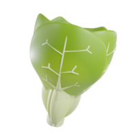 3d render bok choy object png