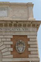 Rome, Italy. Typical architectural details of the old city photo