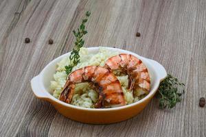 Risotto with prawn photo