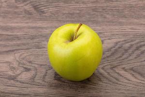 Ripe and sweet green apple photo