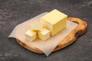 Dairy natural yellow butter piece photo