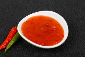 Sweet and spicy chilli sauce photo