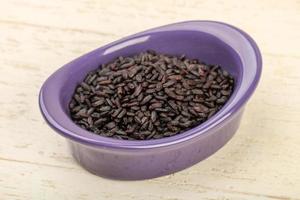 Black wild rice photo