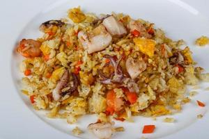 Fried rice with seafood photo