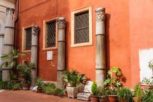 Rome, Italy. Typical architectural details of the old city photo