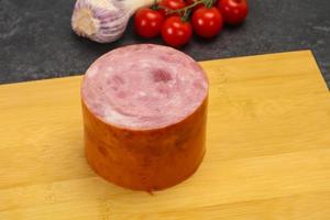 Natural ham made from pork photo