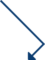 Arrow line shape png