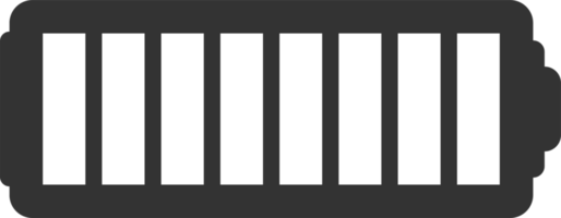 Battery charge level png illustration