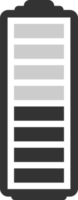 Battery charge level png illustration