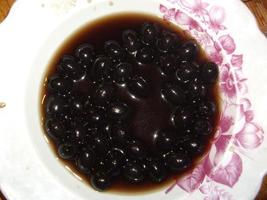 Culinary ingredients for making hodgepodge soup photo