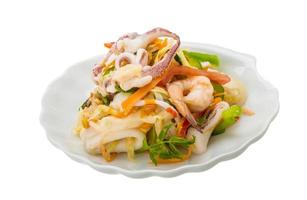 Asian seafood salad photo