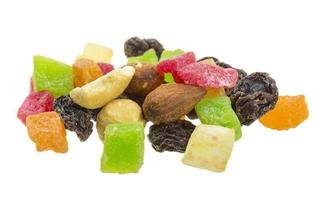 Nuts and dried fruits photo