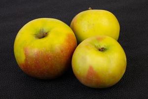 Ripe apples over background photo