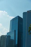 Buildings in Singapore skyline photo