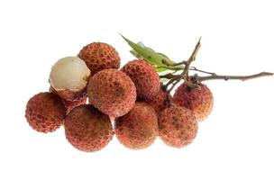 lichi de frutas asiáticas foto