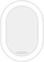 illustrazione png dell'oblò dell'aeroplano isolata su sfondo trasparente