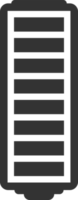 Battery charge level png illustration