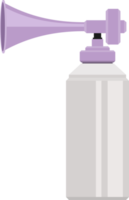 Air horn in flat style png