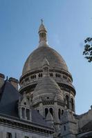 la arquitectura externa de sacre coeur, montmartre, parís, francia foto