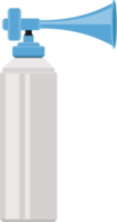 Air horn in flat style png