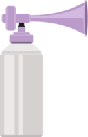 Air horn in flat style png