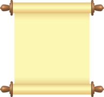 blanco papier scroll png illustratie