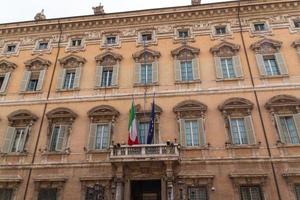 Roma, Italia. detalles arquitectónicos típicos de la ciudad vieja foto