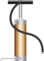 illustrazione del png della pompa dell'aria isolata su fondo bianco