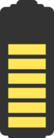 Battery charge level png illustration