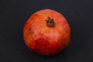 Ripe tasty pomegranate photo