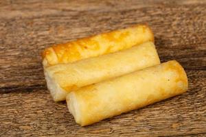 Roasted spring roll photo