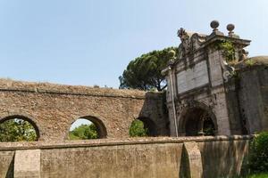 Rome, Italy. Typical architectural details of the old city photo