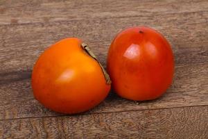 Sweet tasty persimmon photo