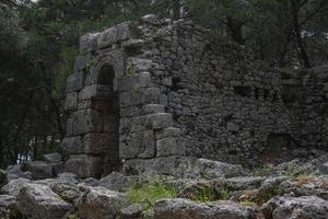 ruinas de phaselis en turquía foto