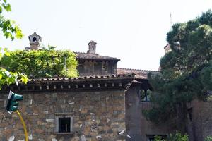 Roma, Italia. detalles arquitectónicos típicos de la ciudad vieja foto