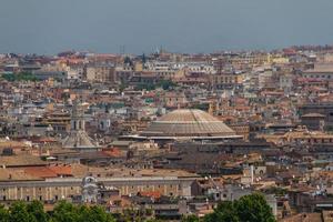 Travel Series - Italy. View above downtown of Rome, Italy. photo