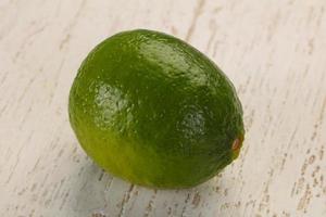 Ripe green lime photo