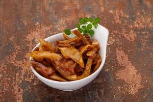 Pork ear snack photo