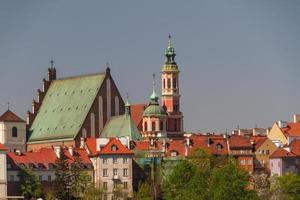 Varsovia, Polonia. casco antiguo - famoso castillo real. UNESCO sitio de Patrimonio Mundial. foto