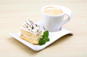 Coffee with cake photo