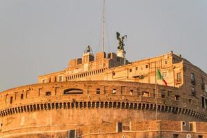 The Mausoleum of Hadrian, known as the Castel Sant'Angelo in Rome, Italy. photo