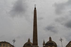 Piazza del Popolo en Roma foto