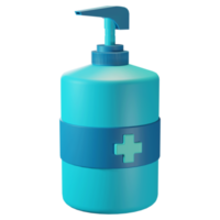 3D Icon Illustration, Healthcare, Hand Sanitizer, For web, app, infographic png