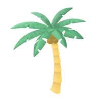 Palm tree watercolor illustration png