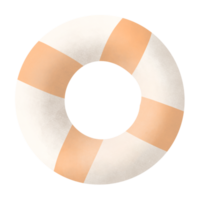 Beach ring watercolor illustration png