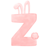 lettre de l'alphabet lapin png