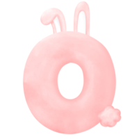 lettre de l'alphabet lapin png