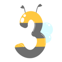 simpatico calabrone numerico png