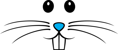 lapin garçon visage illustration png