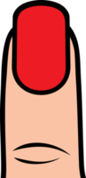 Fingernail png illustration